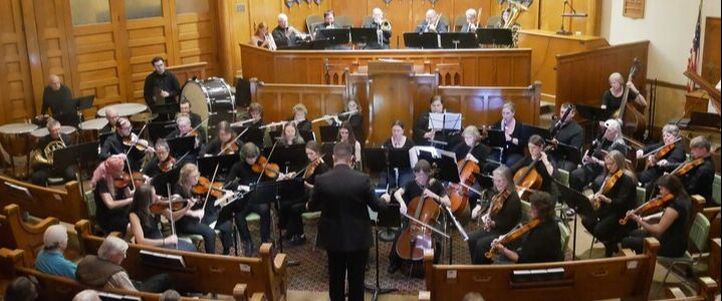 The Chequamegon Symphony Orchestra in performance